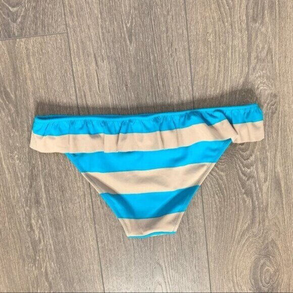 Victoria’s Secret Bikini Bottoms Cheeky Swimwear Bathing suit Stripes Low rise - Picture 5 of 5